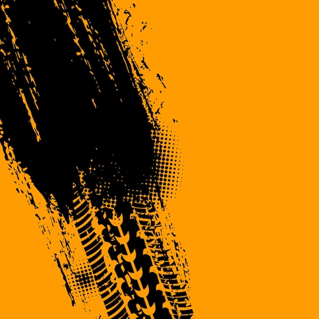 Pistas de camión de fondo de grunge de neumáticos de coche todoterreno