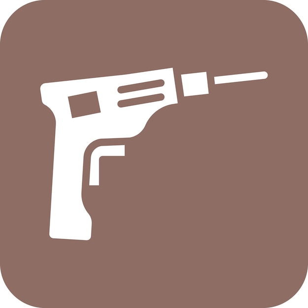 una pistola apuntando a una pistola con la palabra la la la la