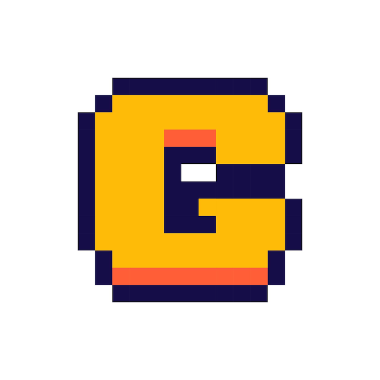 Vector pixel 3d estilo de juego de arcade retro fuente y video juego de computadora ilustración vectorial plana de letras de 8 bits