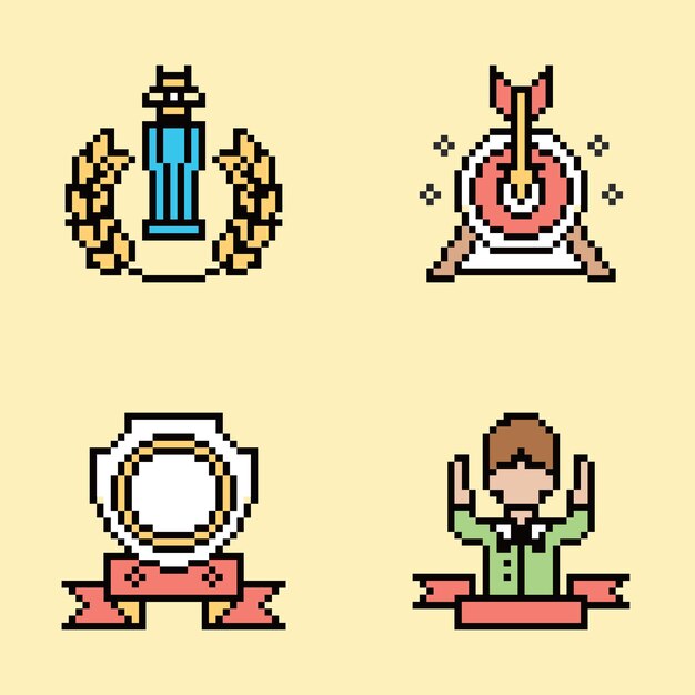 pixel art estética vintage diseño de sprite retro