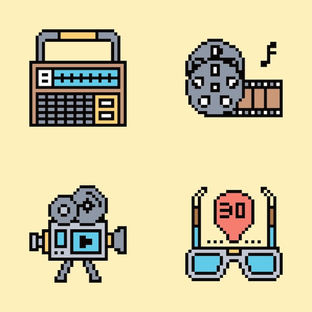 pixel art estética vintage diseño de sprite retro