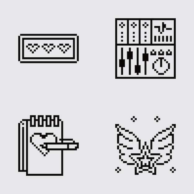 pixel art estética vintage diseño de sprite retro