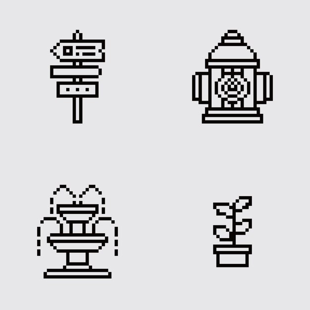 pixel art estética vintage diseño de sprite retro