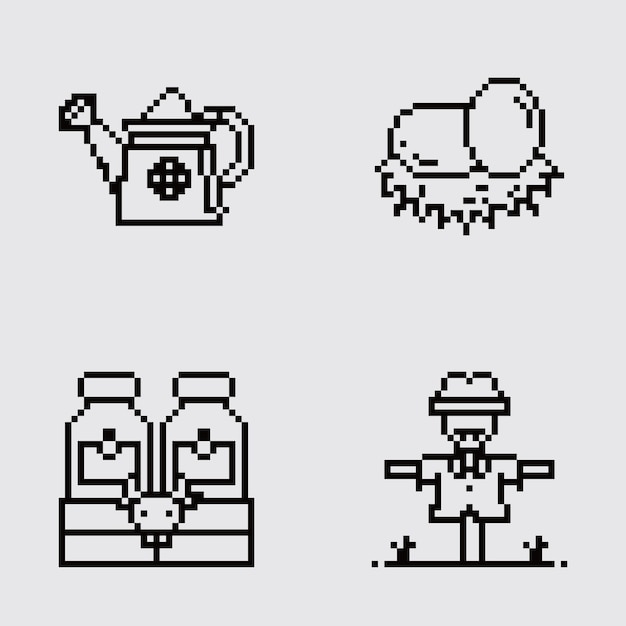 pixel art estética vintage diseño de sprite retro