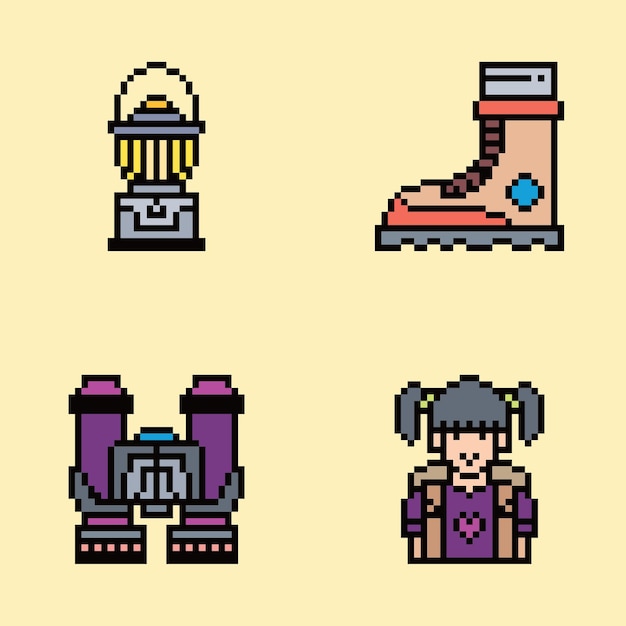 pixel art estética vintage diseño de sprite retro