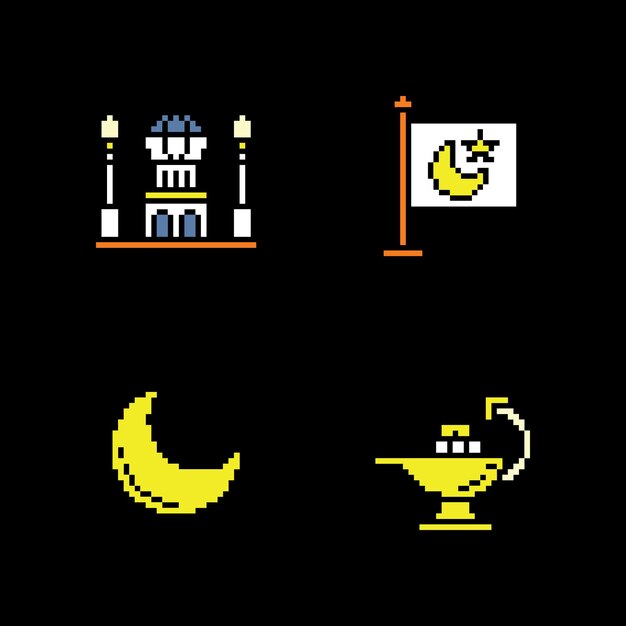 pixel art estética vintage diseño de sprite retro