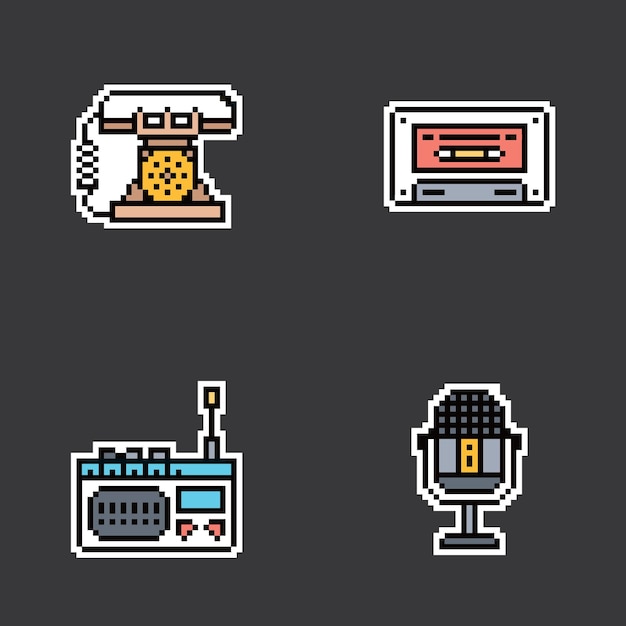 pixel art estética vintage diseño de sprite retro