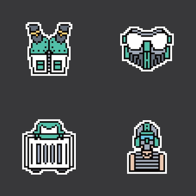 pixel art estética vintage diseño de sprite retro
