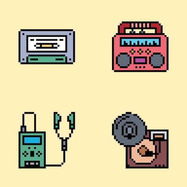 pixel art estética vintage diseño de sprite retro