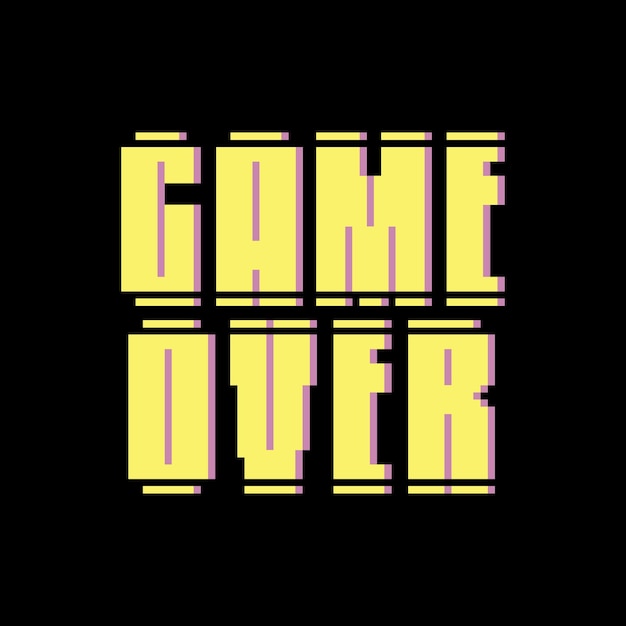 pixel art letra de fuente estética diseño de sprite retro