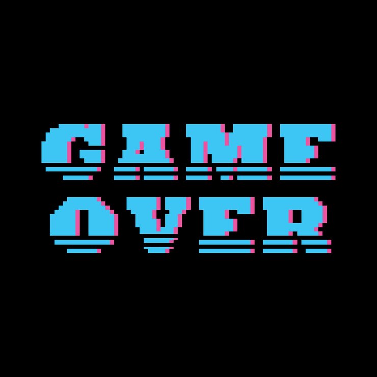 Vector pixel art letra de fuente estética diseño de sprite retro