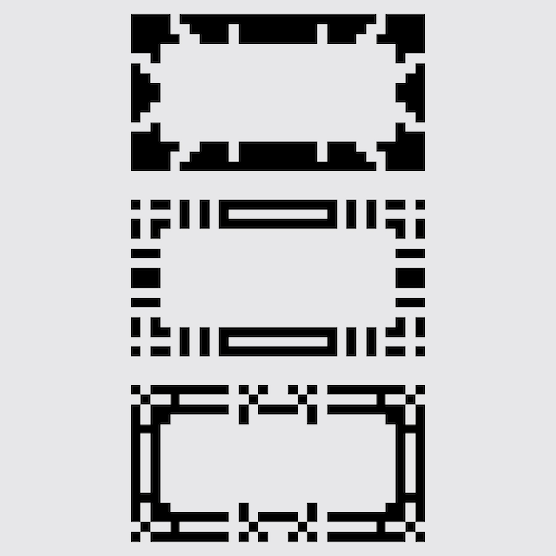 pixel art mini marco estética diseño de sprite retro