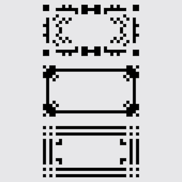 pixel art mini marco estética diseño de sprite retro