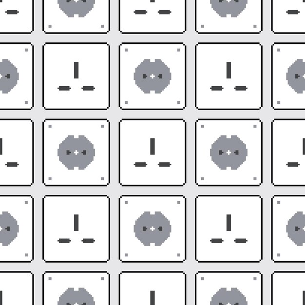 pixel art patrón minimalista diseño sin costuras