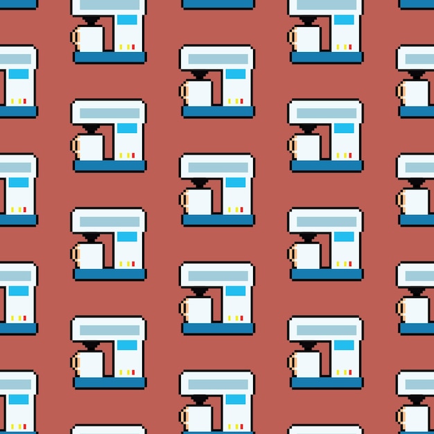 pixel art patrón minimalista diseño sin costuras