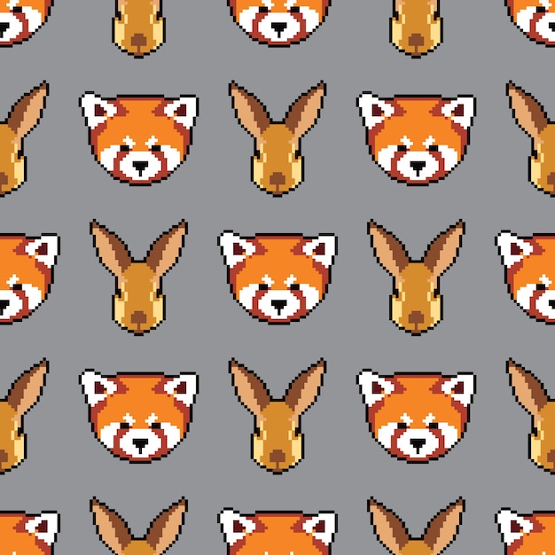pixel art patrón minimalista diseño sin costuras