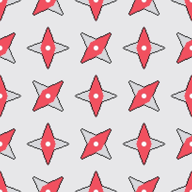 pixel art patrón minimalista diseño sin costuras