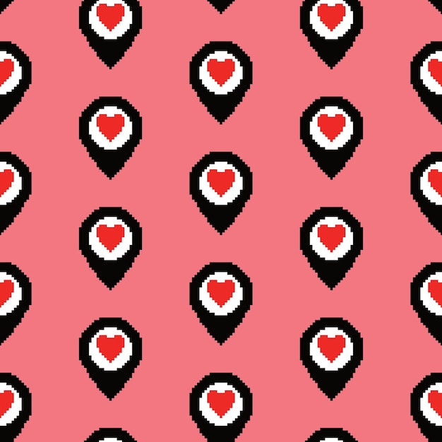 pixel art patrón minimalista diseño sin costuras