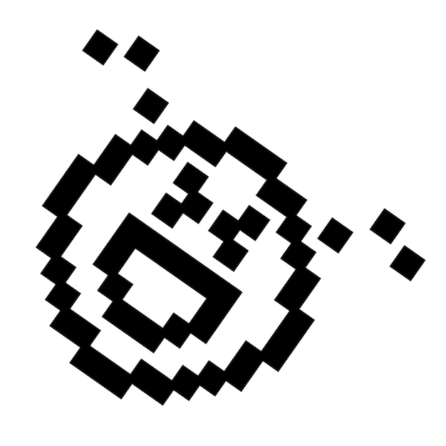 pixel art se rió emoticon icono LOL pixel emoji emoticon de estilo 8 bits
