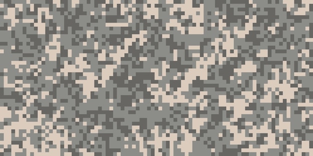 Pixel camuflaje morpat patrón sin costuras para el desierto