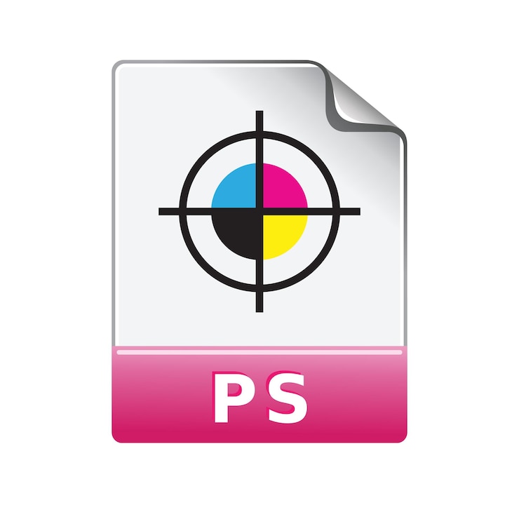 Vector pixel editor archivo formato icono color vector ilustración