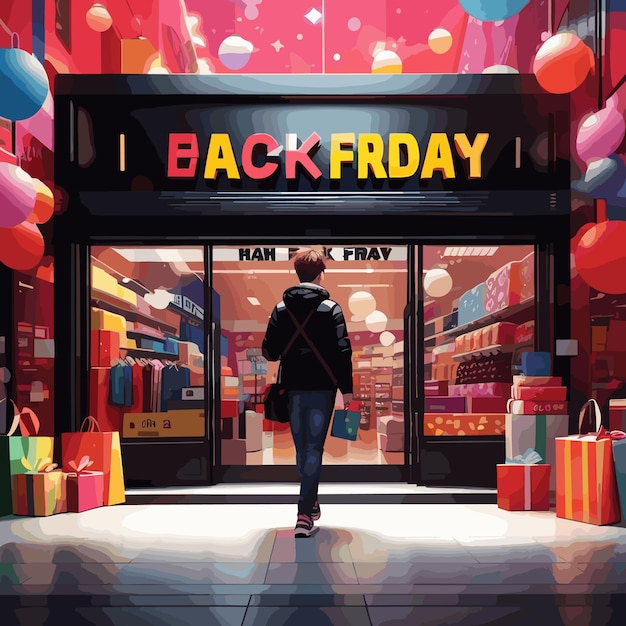 Vector pixel paradigm la revolución del diseño gráfico del black friday