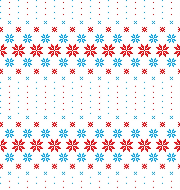 Pixel de patrón de Navidad de año nuevo