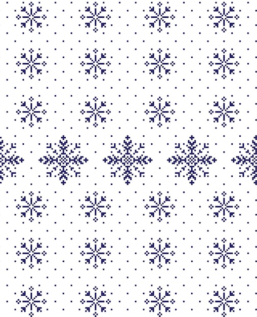 Pixel de patrón de Navidad de año nuevo