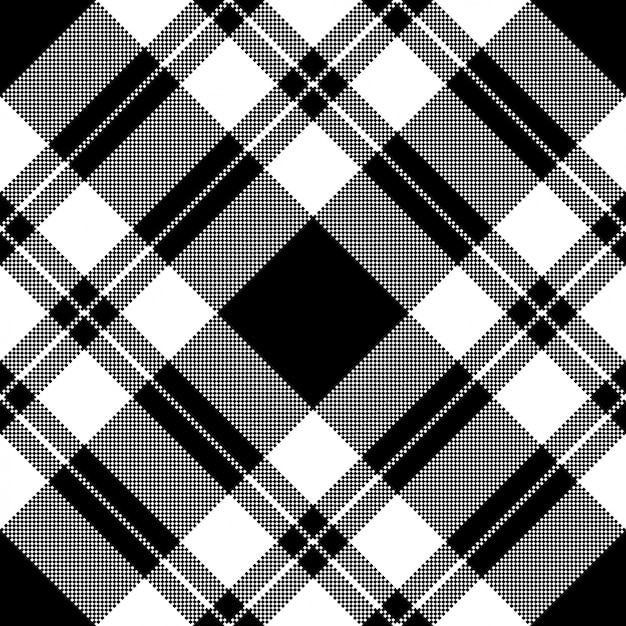 Pixel tejido sin costuras textura negro blanco