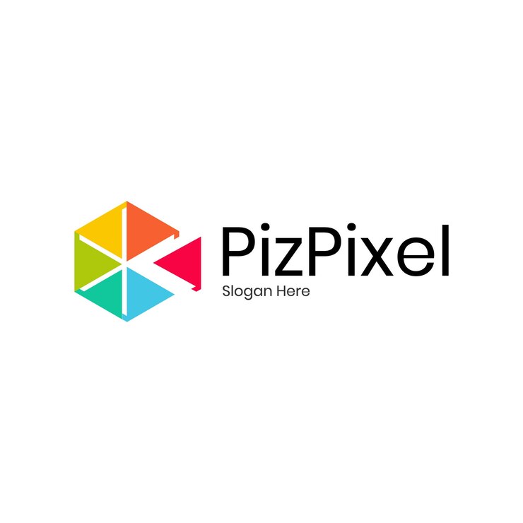 Pizpixel logo teplate fotografía Business vector logo