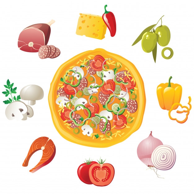 La pizza está hecha.