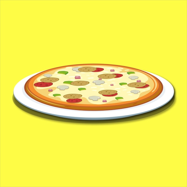 Pizza ilustración