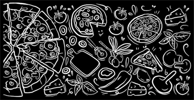 Pizza ilustración