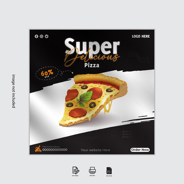 Una pizza súper deliciosa en las redes sociales.