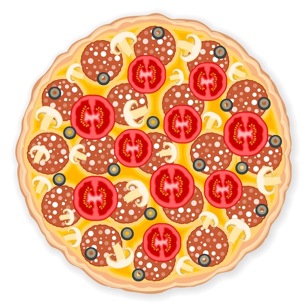 Vector pizza