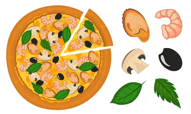 Vector pizza