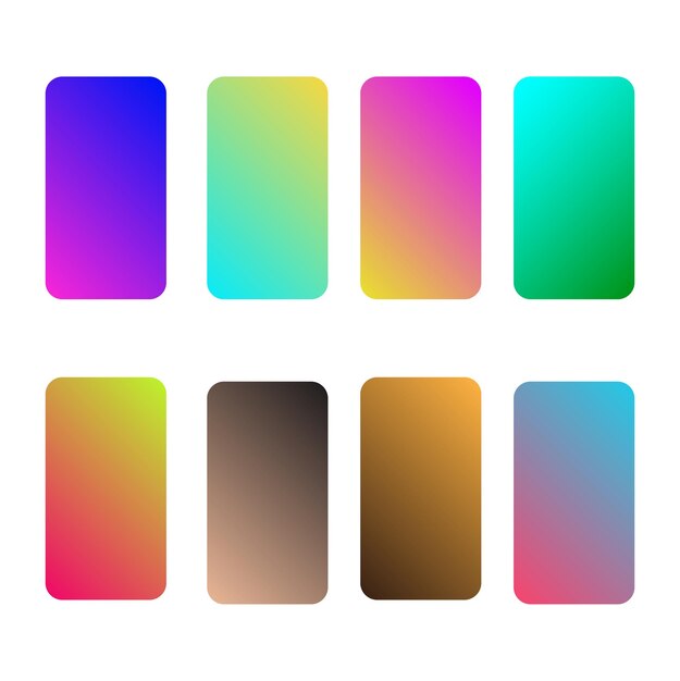 Placa de color vectorial