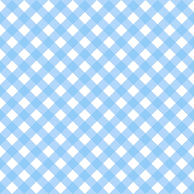 Plaid vector textura transparente Patrón azul en cuadro Backgraund a cuadros