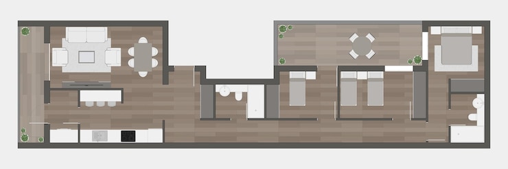 Vector plan de pisos