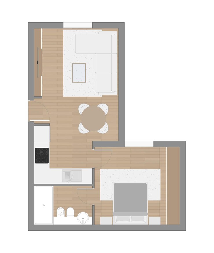 Vector plan de pisos