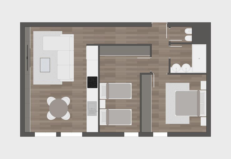 Vector plan de pisos