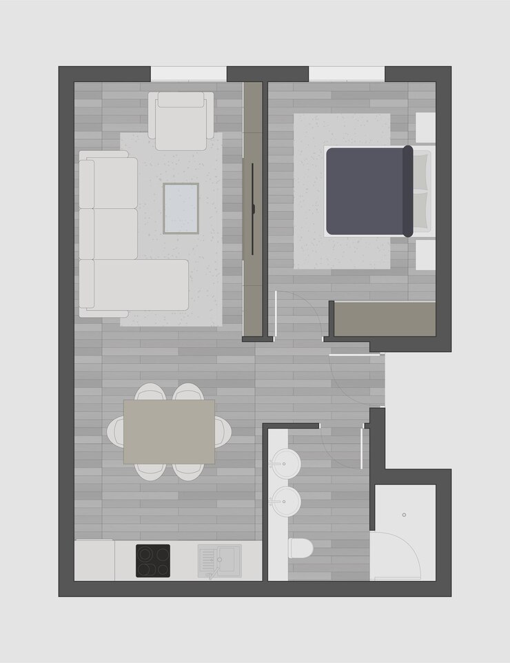 Vector plan de pisos