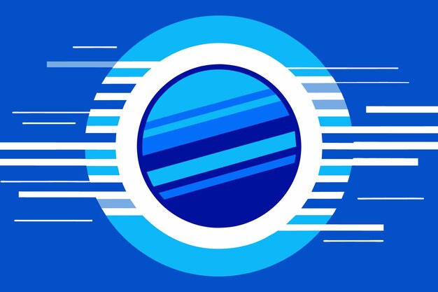 un planeta azul con un fondo azul con un trasfondo azul