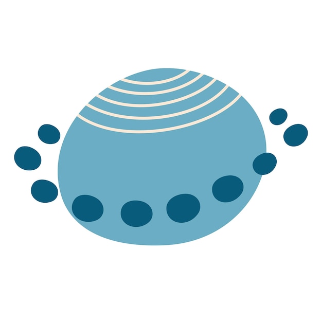 Planeta Cute dibujos animados galaxia espacio elementos del sistema solar Elementos de diseño aislados para niños Pegatinas etiquetas iconos infografía para niños Vector Mano dibujar ilustración
