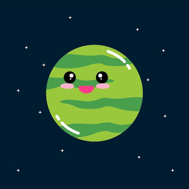 Vector planeta lindo