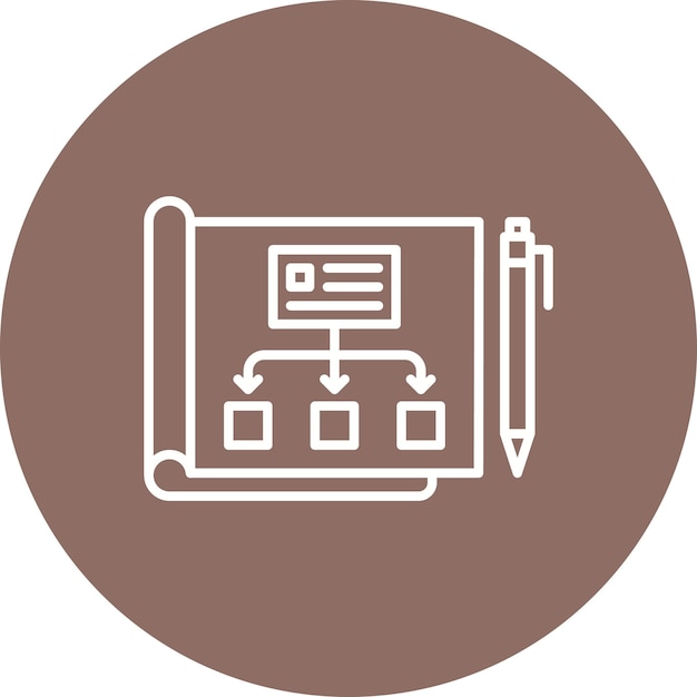 Planificación del estilo de la ilustración vectorial