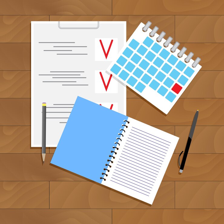 Vector planificación y organización