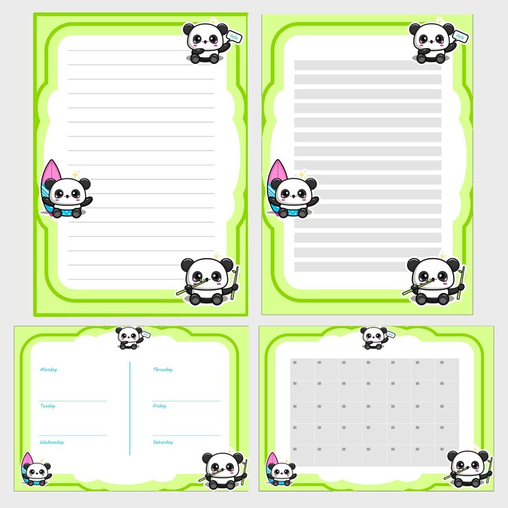 Planificador de diseño Panda