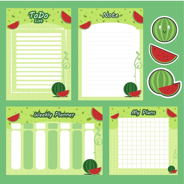 Planificador de diseño Semangka