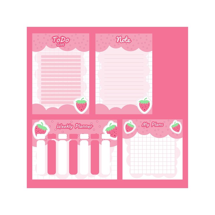 El planificador de diseño Strawberry